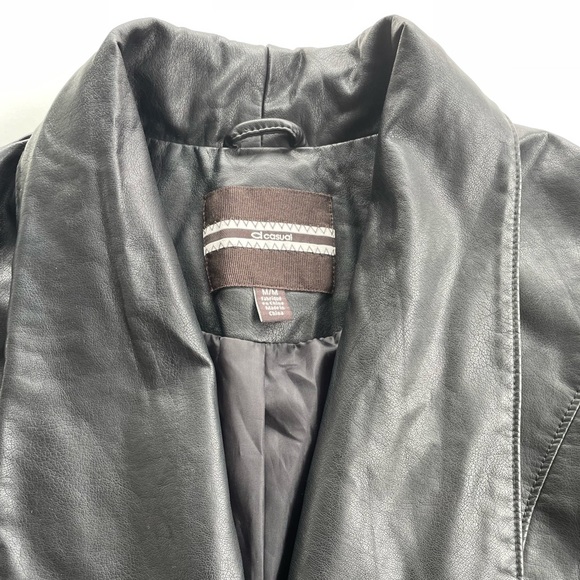 D casual pointe drape-front jacket size M - Picture 2 of 6